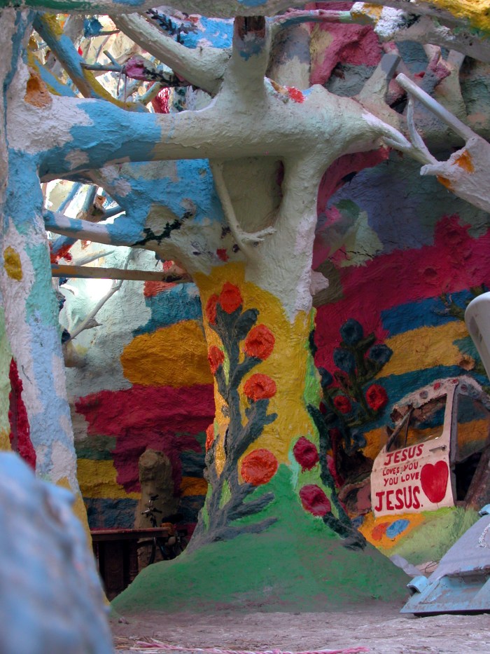 Cathedral Buttress and Paint Flowers