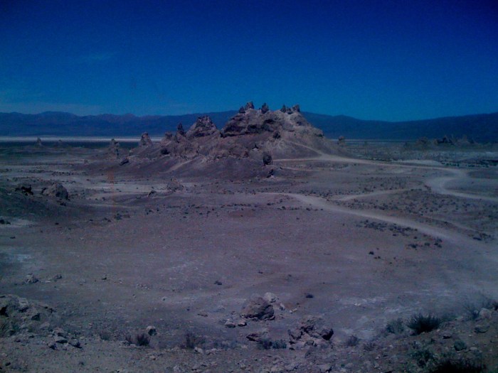 Lakebed and Mountains